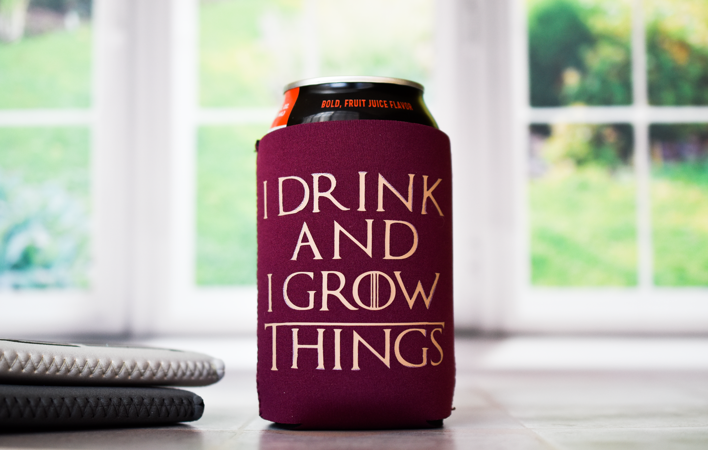 I Drink and I Grow Things Plant Lover Koozie Can Cooler