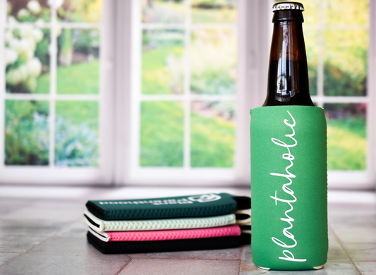 Plantaholic TALL / SLIM Plant Lover Koozie Can Cooler