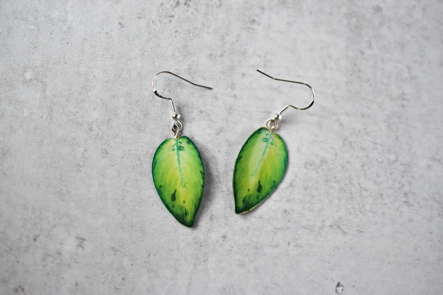 Homalomena Selby Plant Earrings | Leaf Earrings