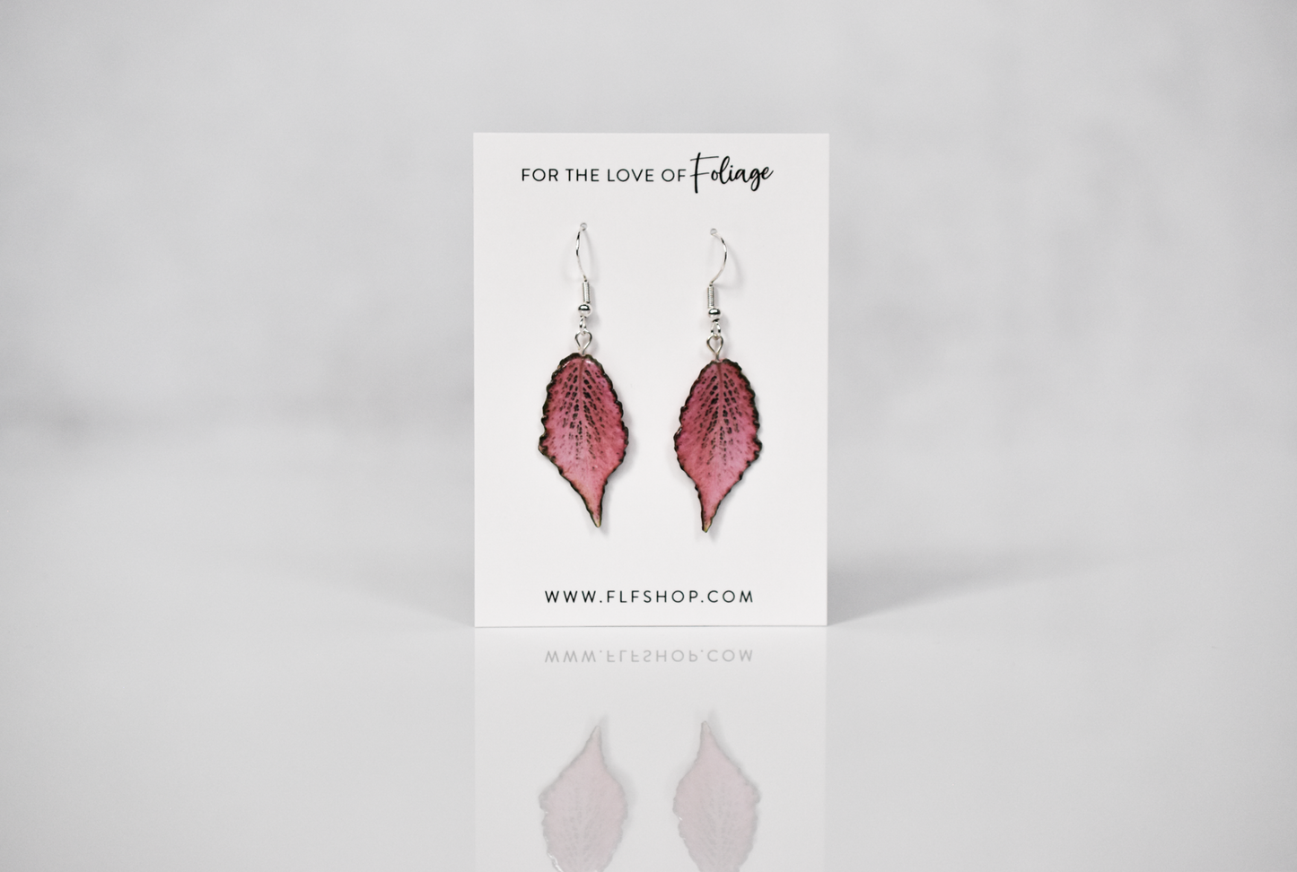 Fittonia Frankie Plant Earrings | Leaf Earrings