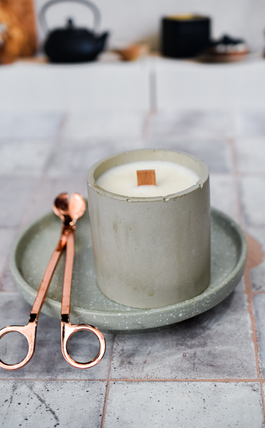 Velvet Dreams | Anthurium Inspired Earth Glow Candle | 8.5oz Natural Soy Wood Wick