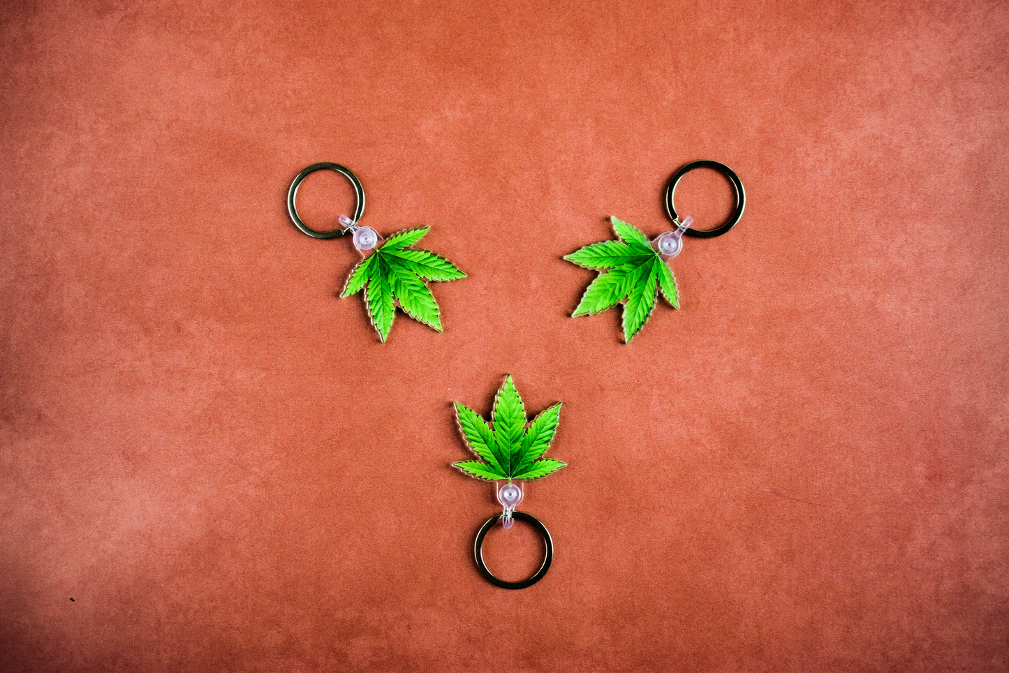Marijuana Leaf Plant Keychain | Pot Leaf Keychain | 420 Keychain | Cannabis