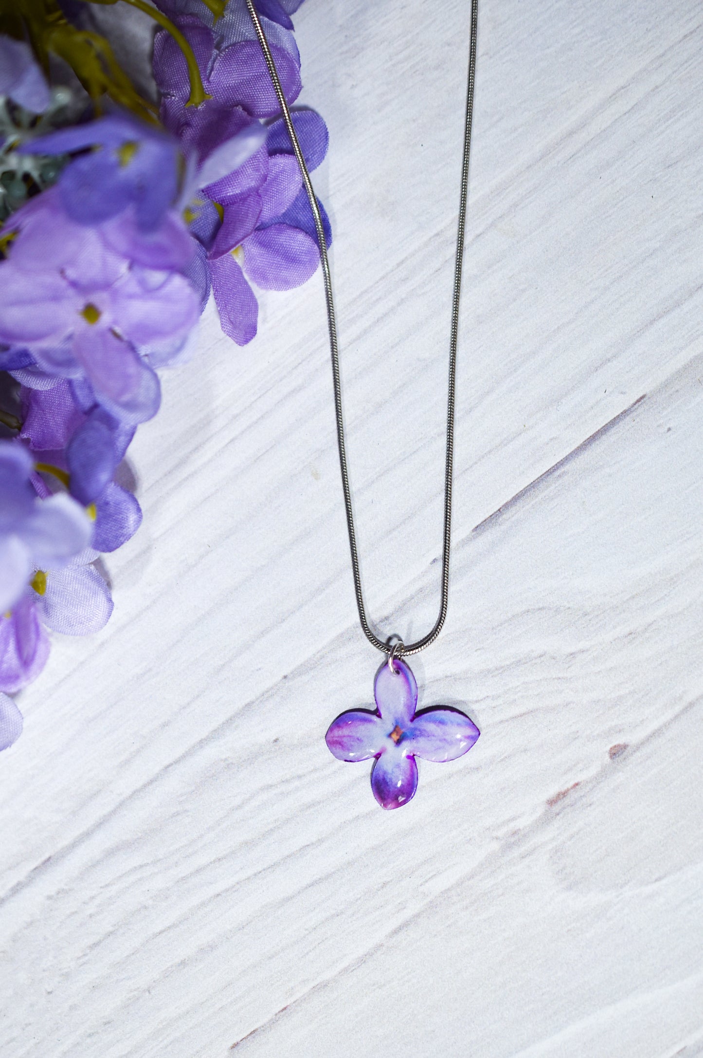 Lilac Blossom Stud Earrings | Dangle Earrings | Spring Necklace | Gift Set