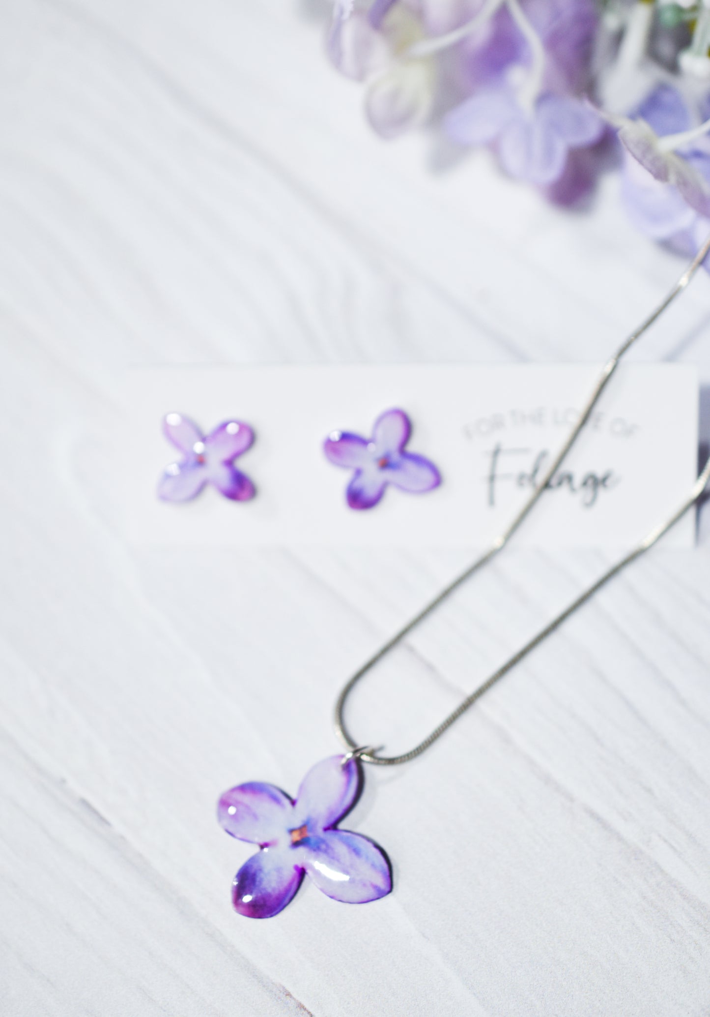 Lilac Blossom Necklace