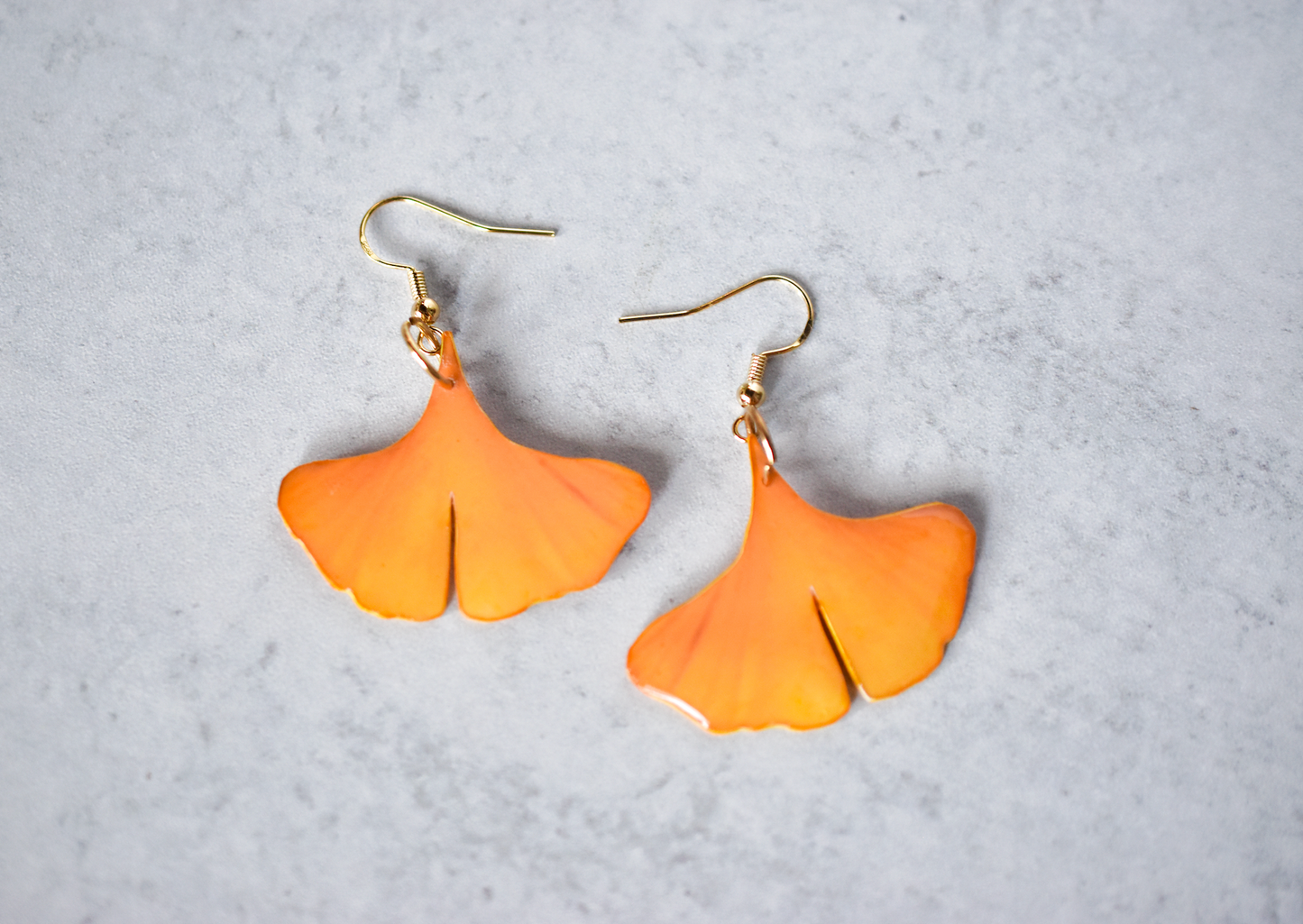 Ginkgo Leaf Plant Earrings | Leaf Earrings