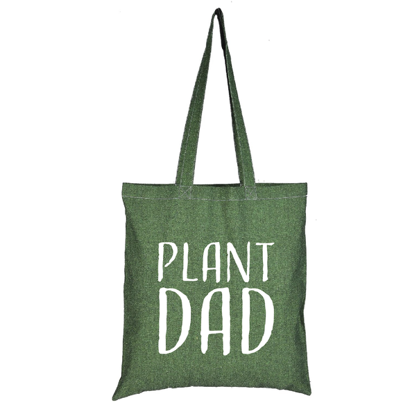 Plant Dad Reusable Cotton Tote Bag