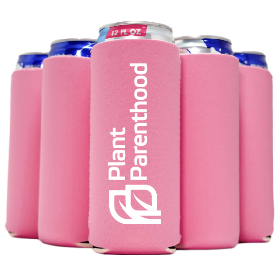 Plant Parenthood TALL / SLIM Plant Lover Koozie Can Cooler