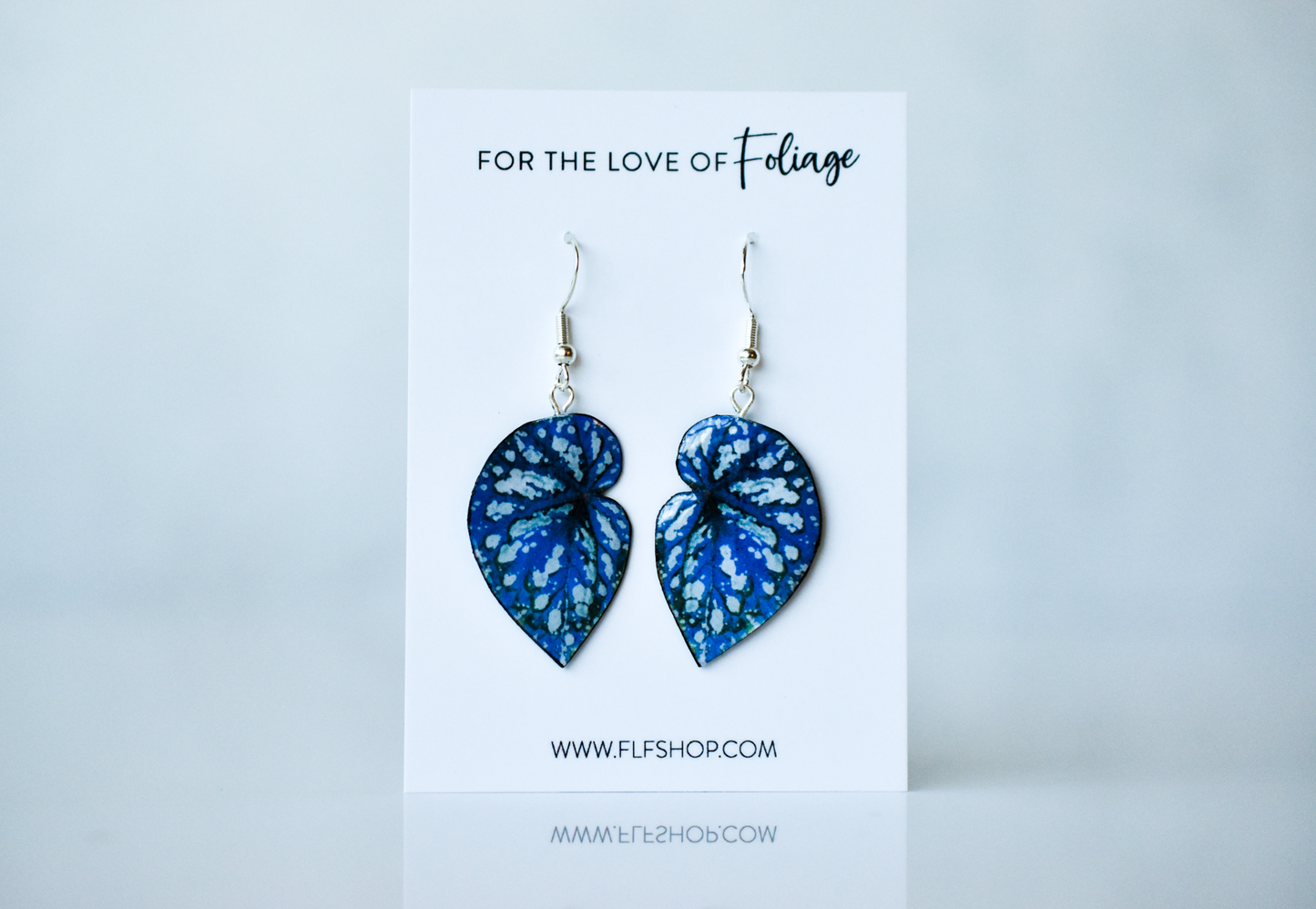 Begonia Betsey Plant Earrings | Leaf Earrings