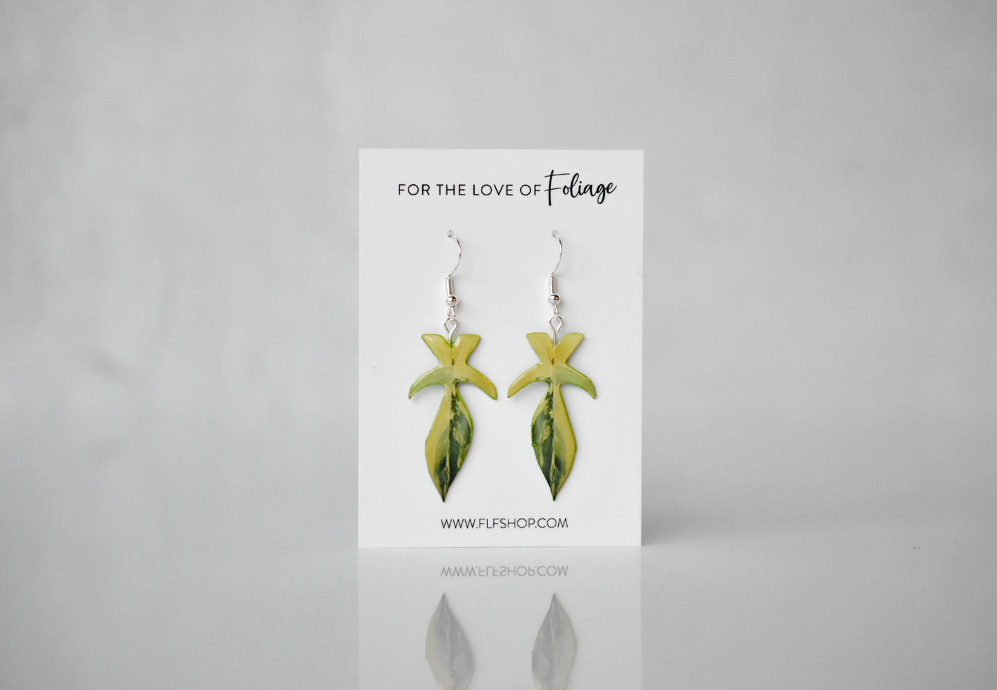 Philodendron Florida Beauty Plant Earrings | Leaf Earrings