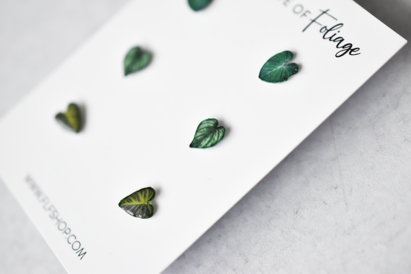 Philodendron Stud Earring 3-Pack | Leaf Earrings | Gloriosum | Verrucosum | Mameii