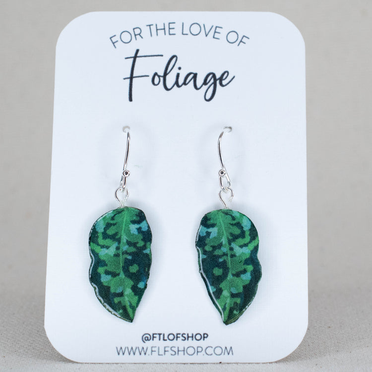 Aglaonema Earrings