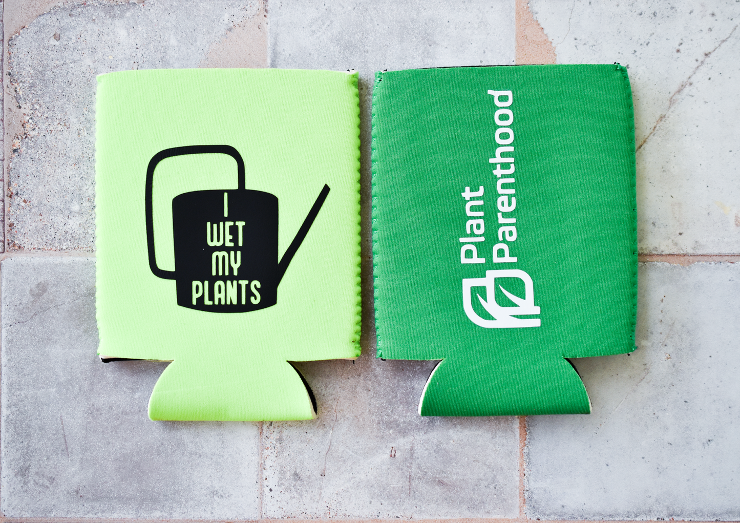 Green Plant Pun Plant Lover Koozie Can Coolers