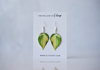 Philodendron Brasil Plant Earrings | Leaf Earrings