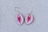 Caladium White Queen Plant Earrings | Leaf Earrings