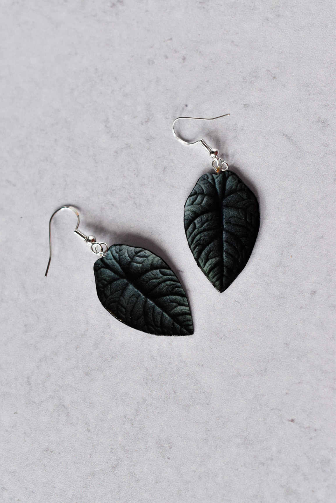 Alocasia Maharani Plant Earrings | Leaf Earrings