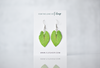 Colocasia Blue Hawaii  Plant Earrings | Leaf Earrings