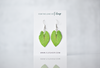 Colocasia Blue Hawaii  Plant Earrings | Leaf Earrings