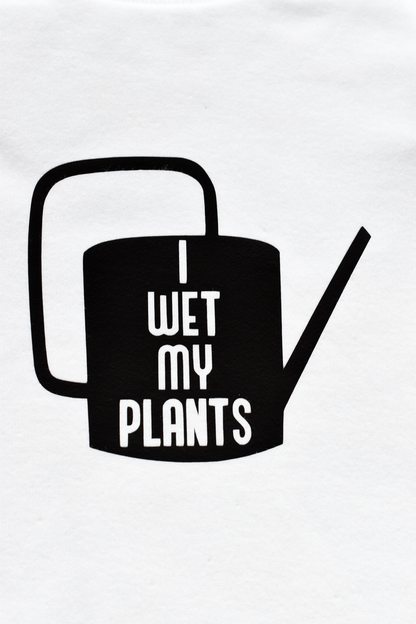 I Wet My Plants | Plant Pun Baby Onesie