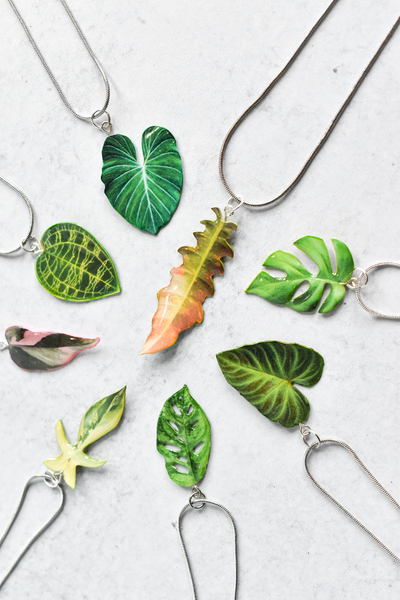 Plant Necklace | Leaf Necklaces