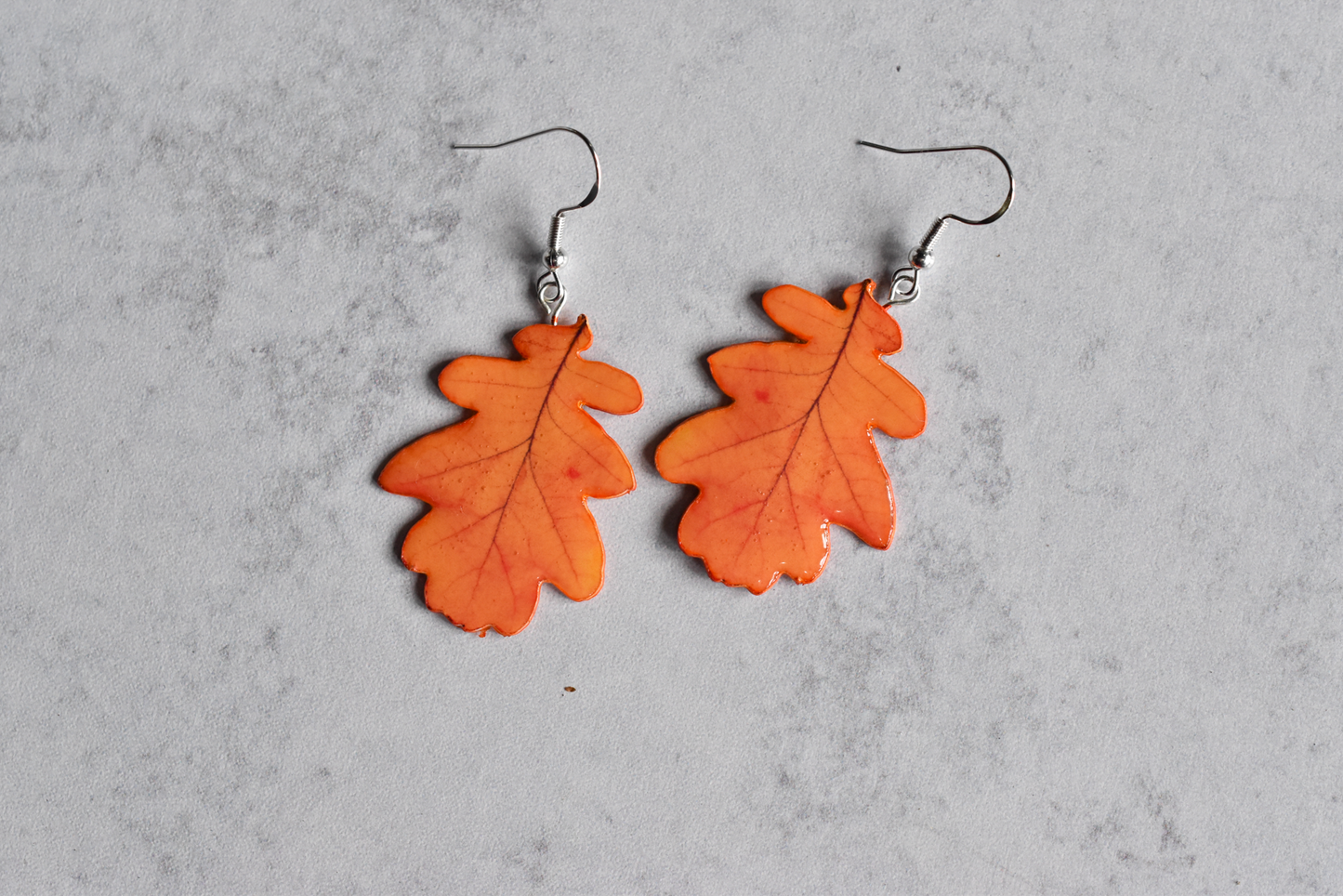 Oak Leaf Plant Earrings | Leaf Earrings