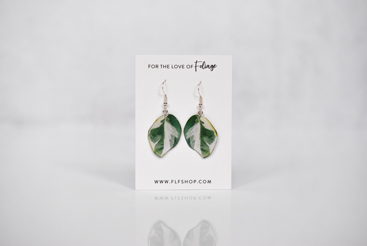 Pothos N'Joy Plant Earrings | Leaf Earrings