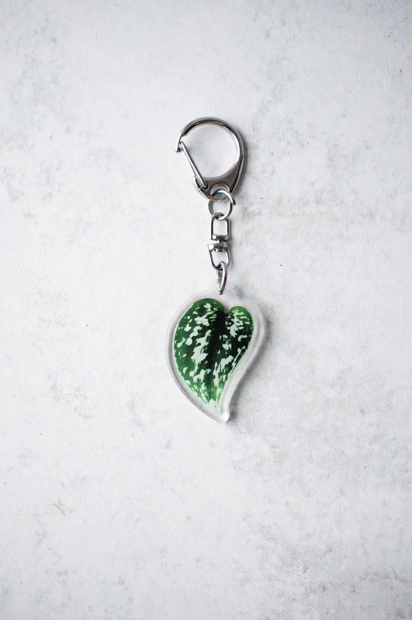 NEW Acrylic Mini Leaf Keychains