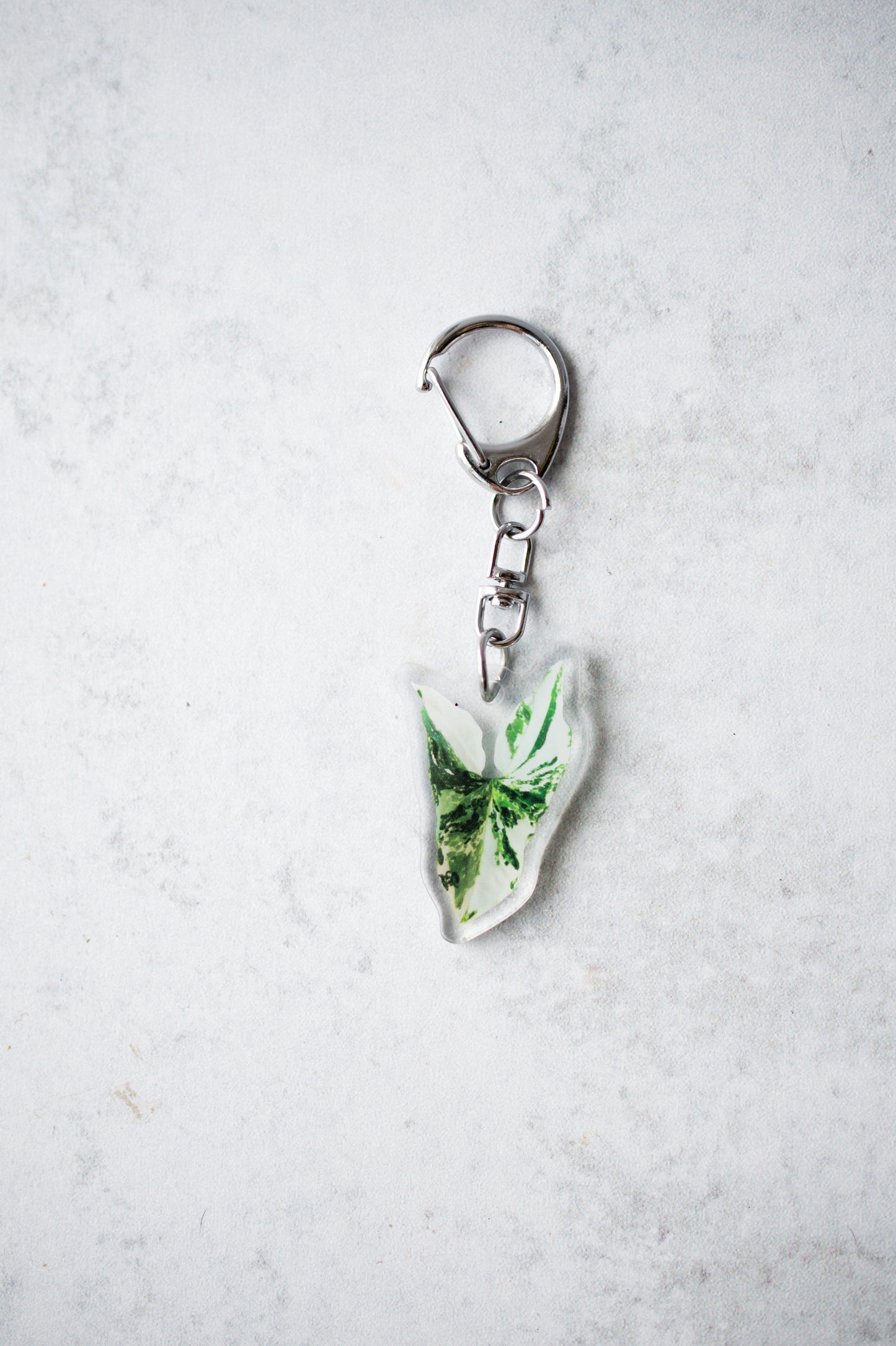 NEW Acrylic Mini Leaf Keychains