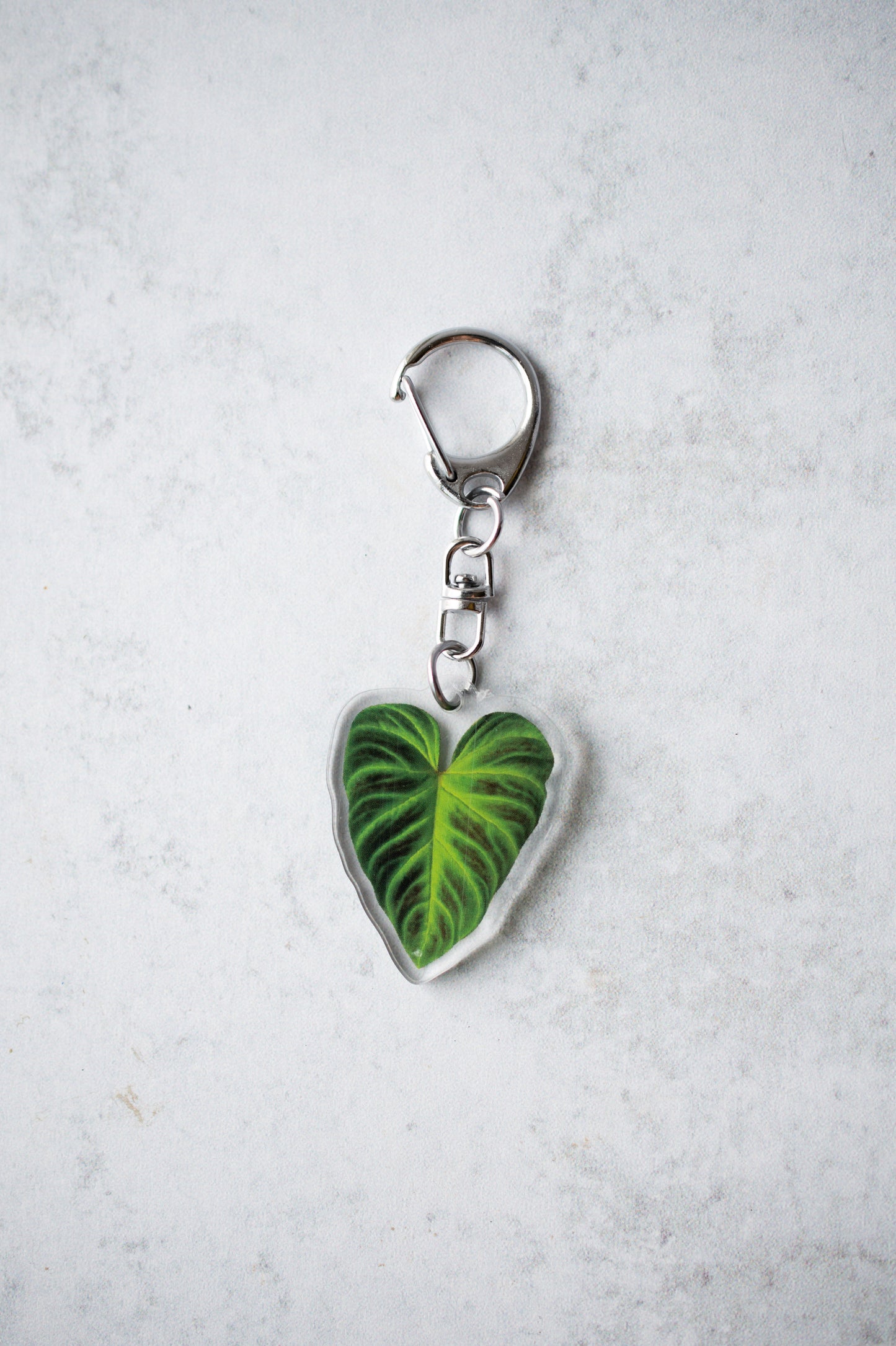 NEW Acrylic Mini Leaf Keychains