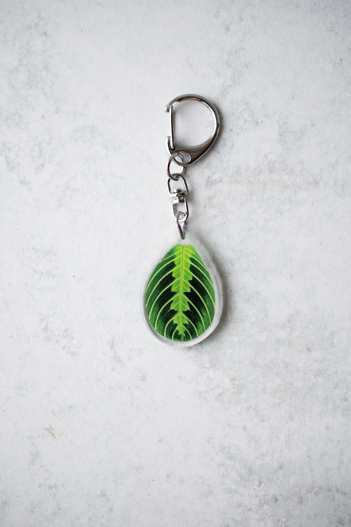NEW Acrylic Mini Leaf Keychains