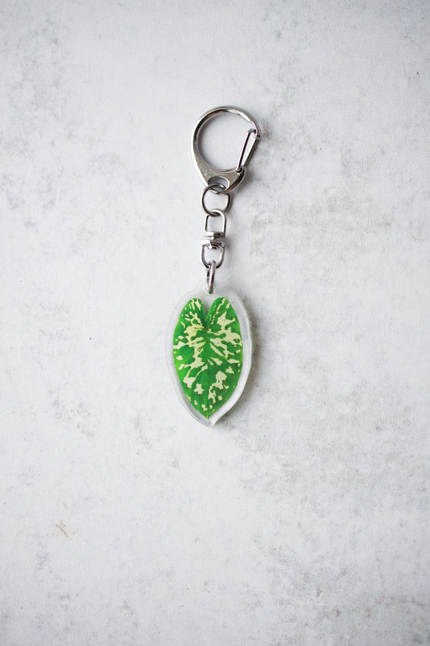 NEW Acrylic Mini Leaf Keychains