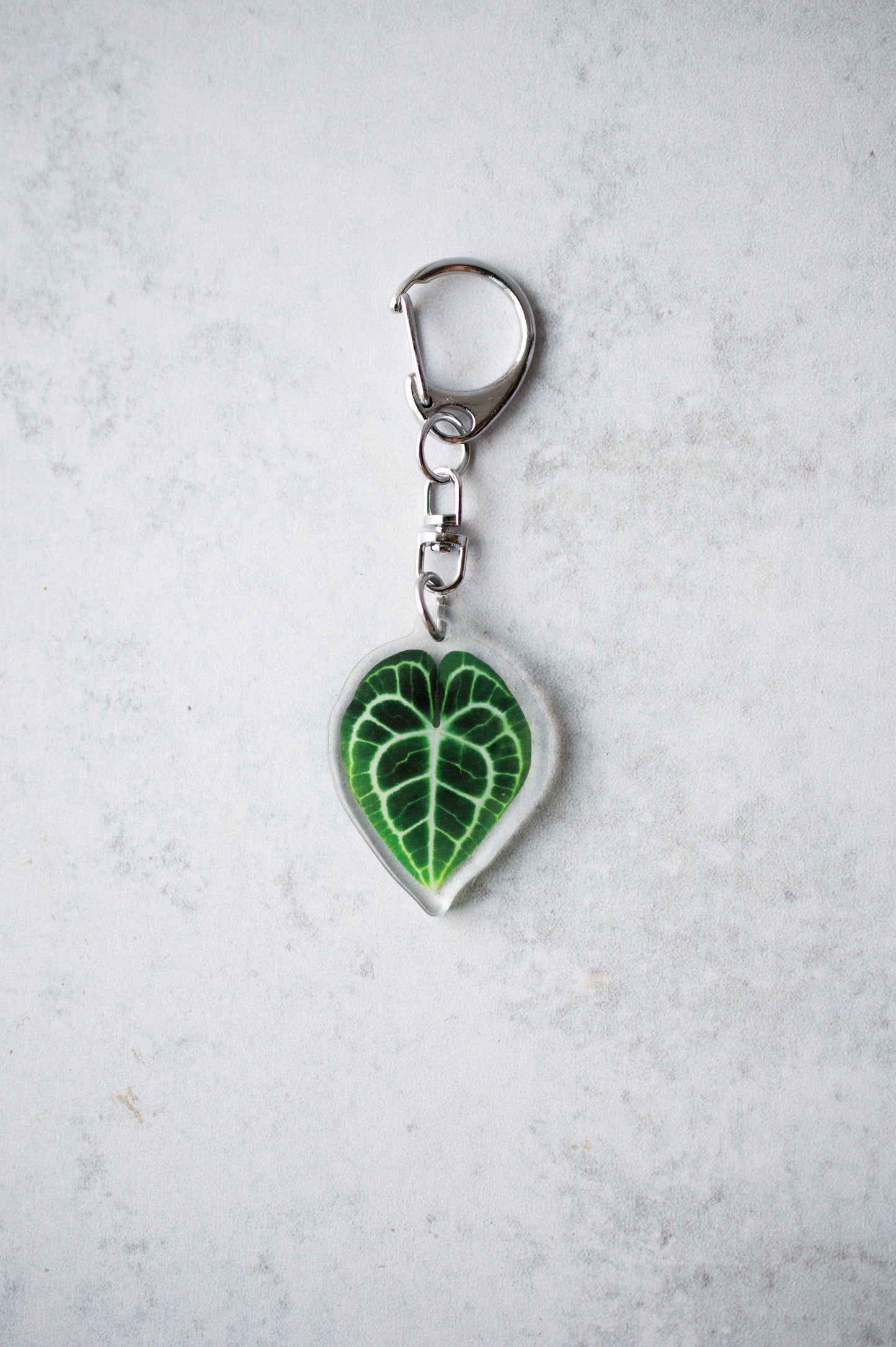 NEW Acrylic Mini Leaf Keychains