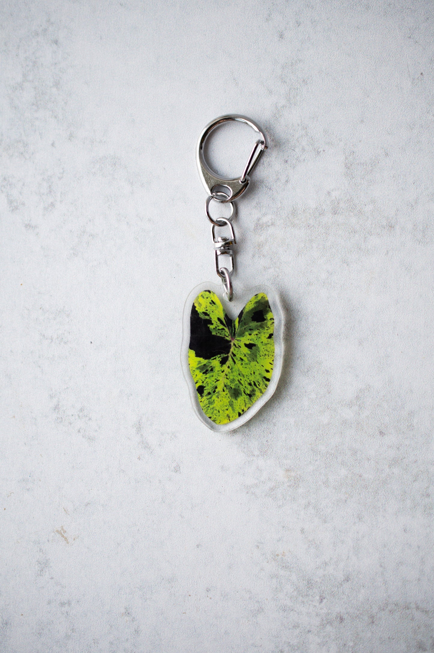 NEW Acrylic Mini Leaf Keychains
