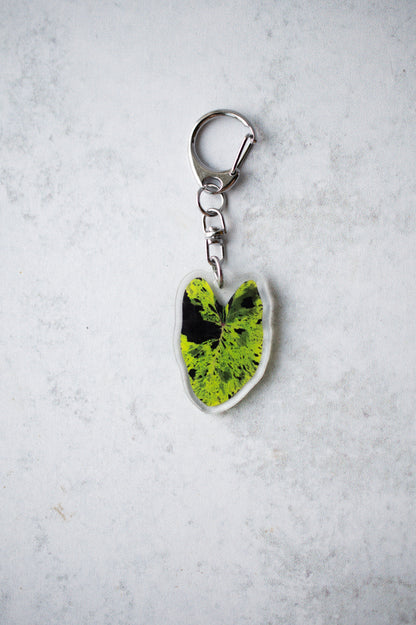 NEW Acrylic Mini Leaf Keychains