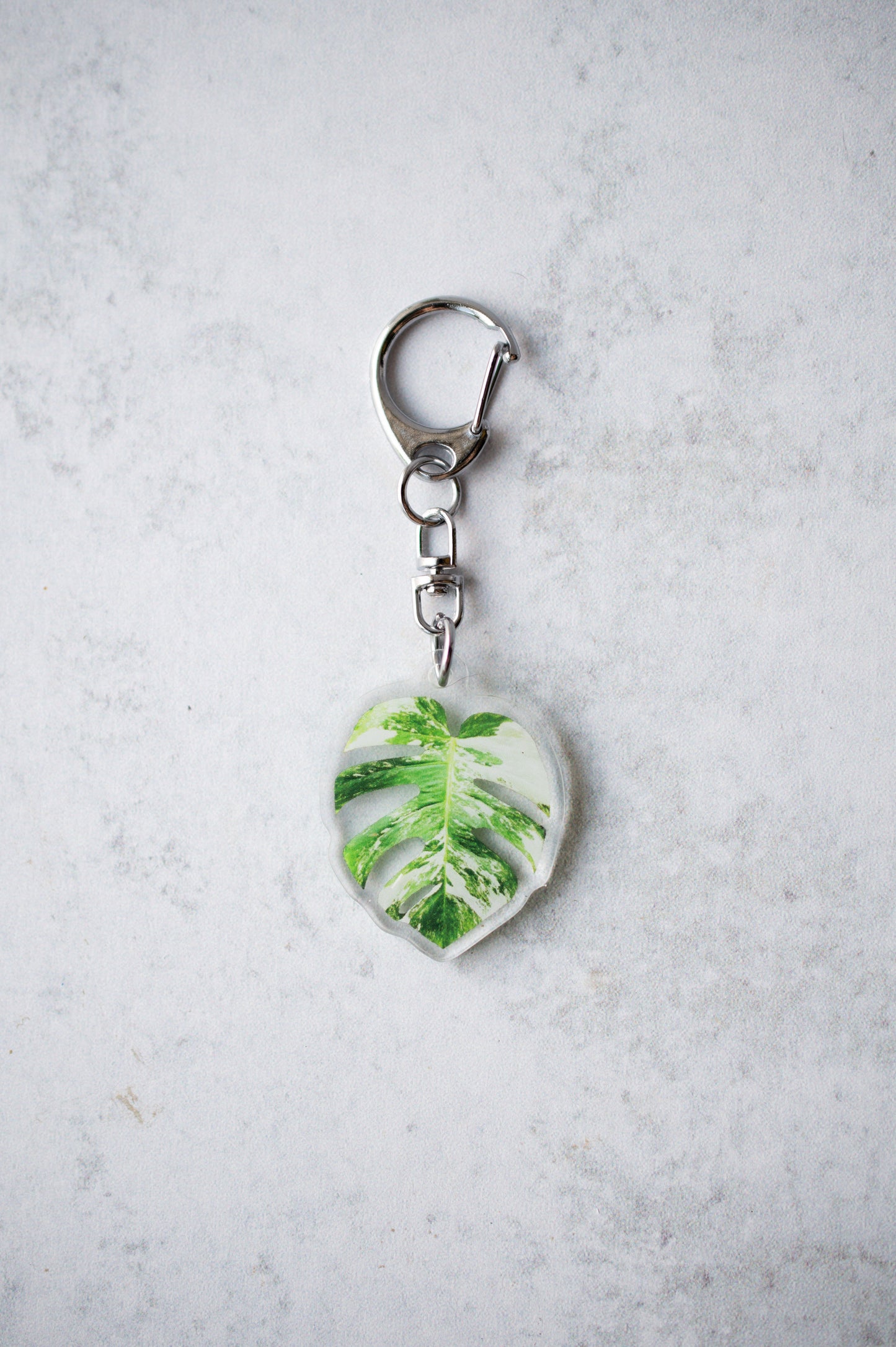 NEW Acrylic Mini Leaf Keychains