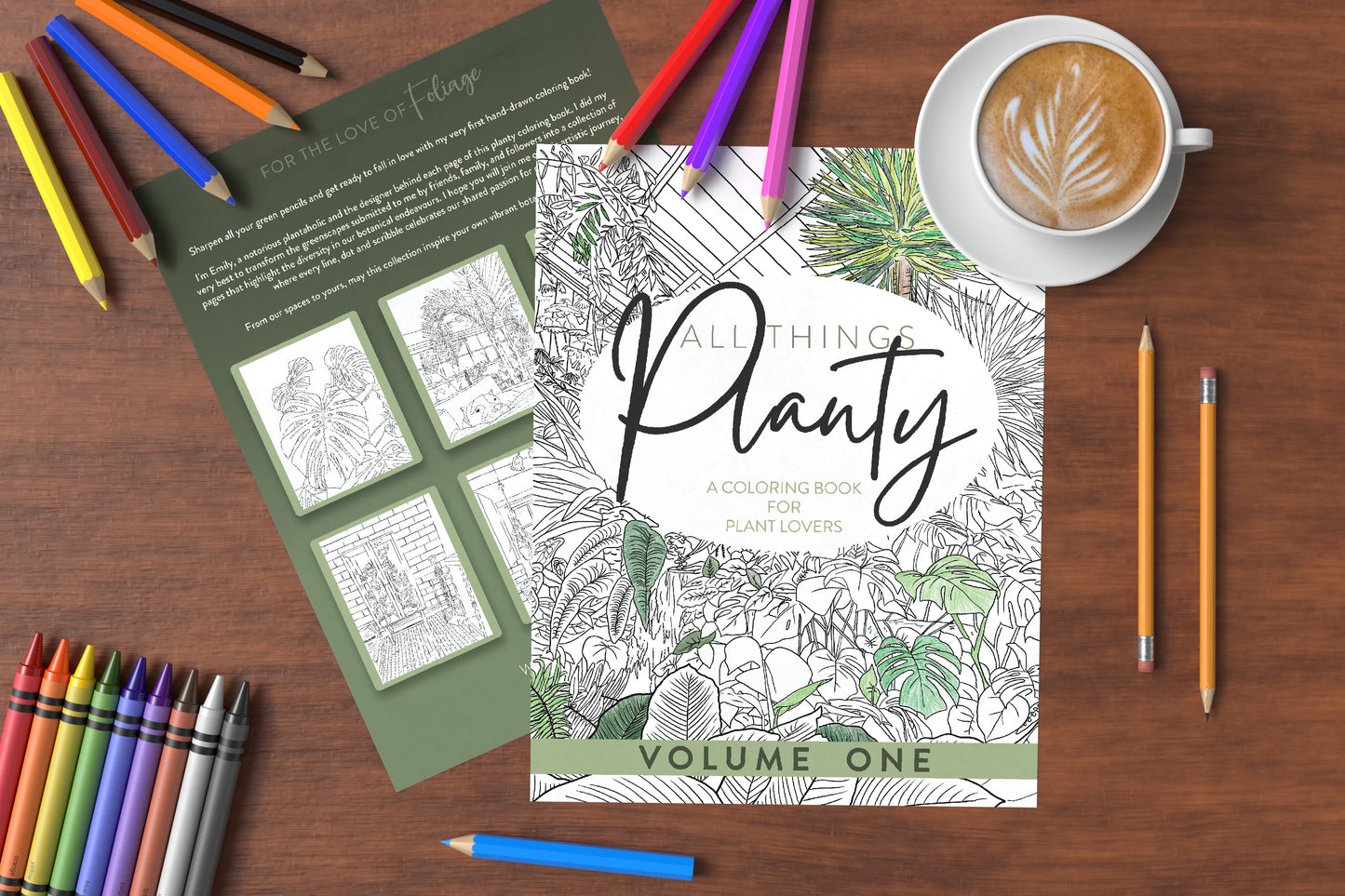 RESTOCK/PREORDER All Things Planty - A Coloring Book for Plant Lovers, Vol 1.