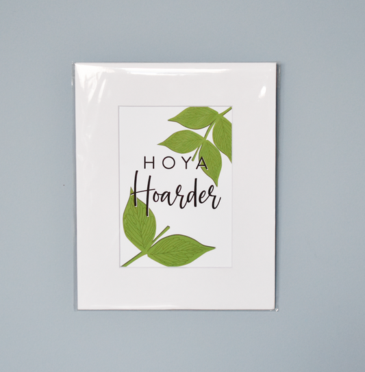 Hoya Hoarder Wall Art Print | Print Decor for Plant Lovers