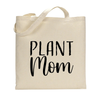 Plant Mom Cotton Canvas Tote Bag