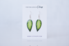 Dieffenbachia "Seguine" Plant Earrings | Leaf Earrings