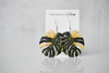 Monstera Thai Constellation Plant Earrings | Leaf Earrings