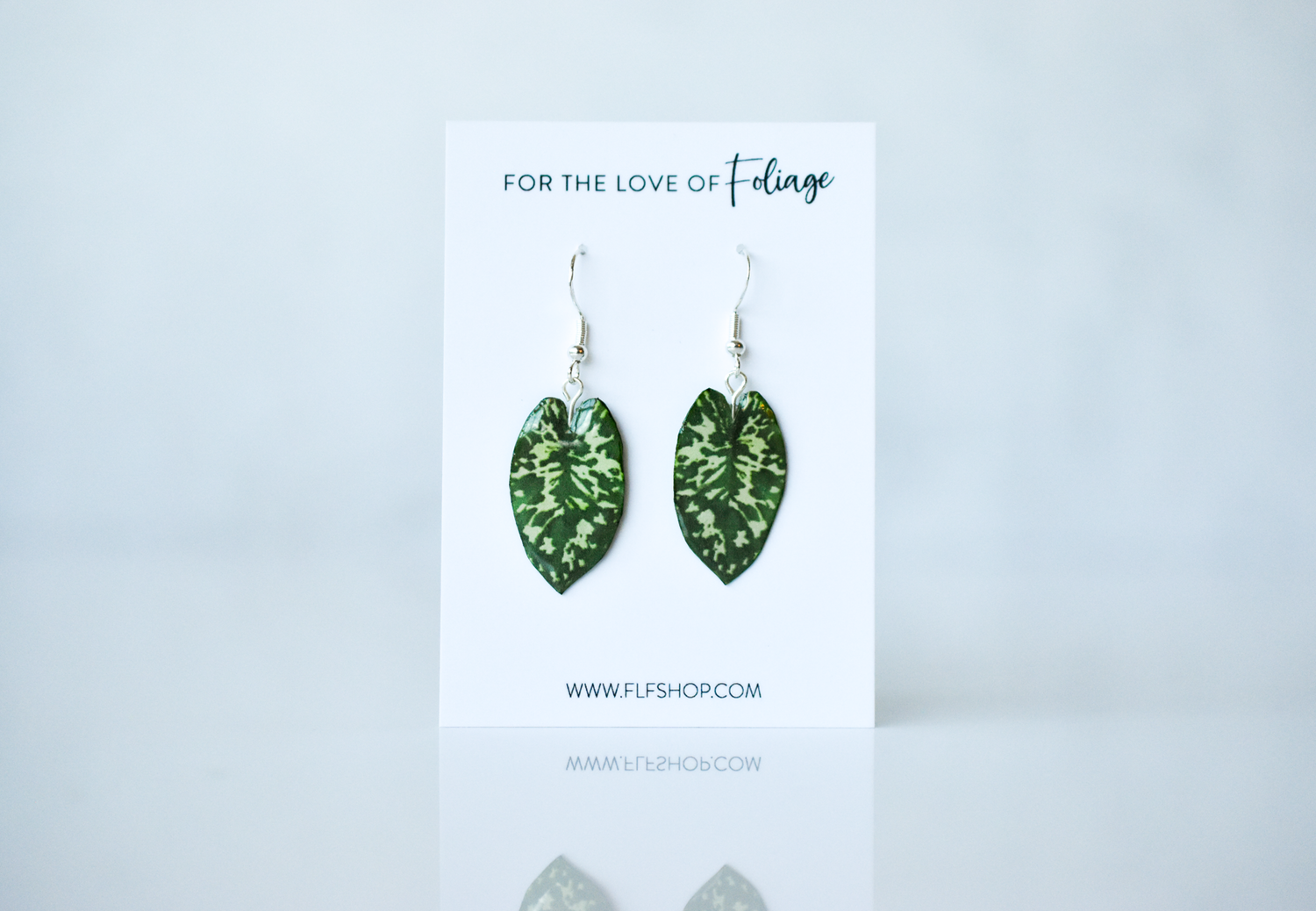 Alocasia “Hilo Beauty” Plant Earrings | Leaf Earrings