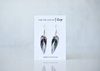 Stromanthe Triostar Plant Earrings | Leaf Earrings