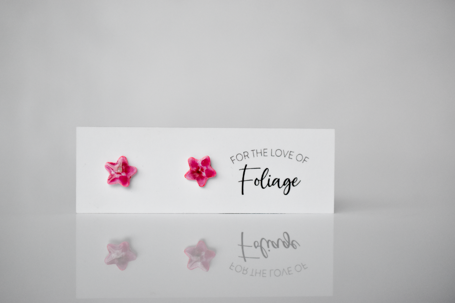 Hoya Blossom Plant Earrings Gift Set | Leaf Earrings | Hoya Necklace