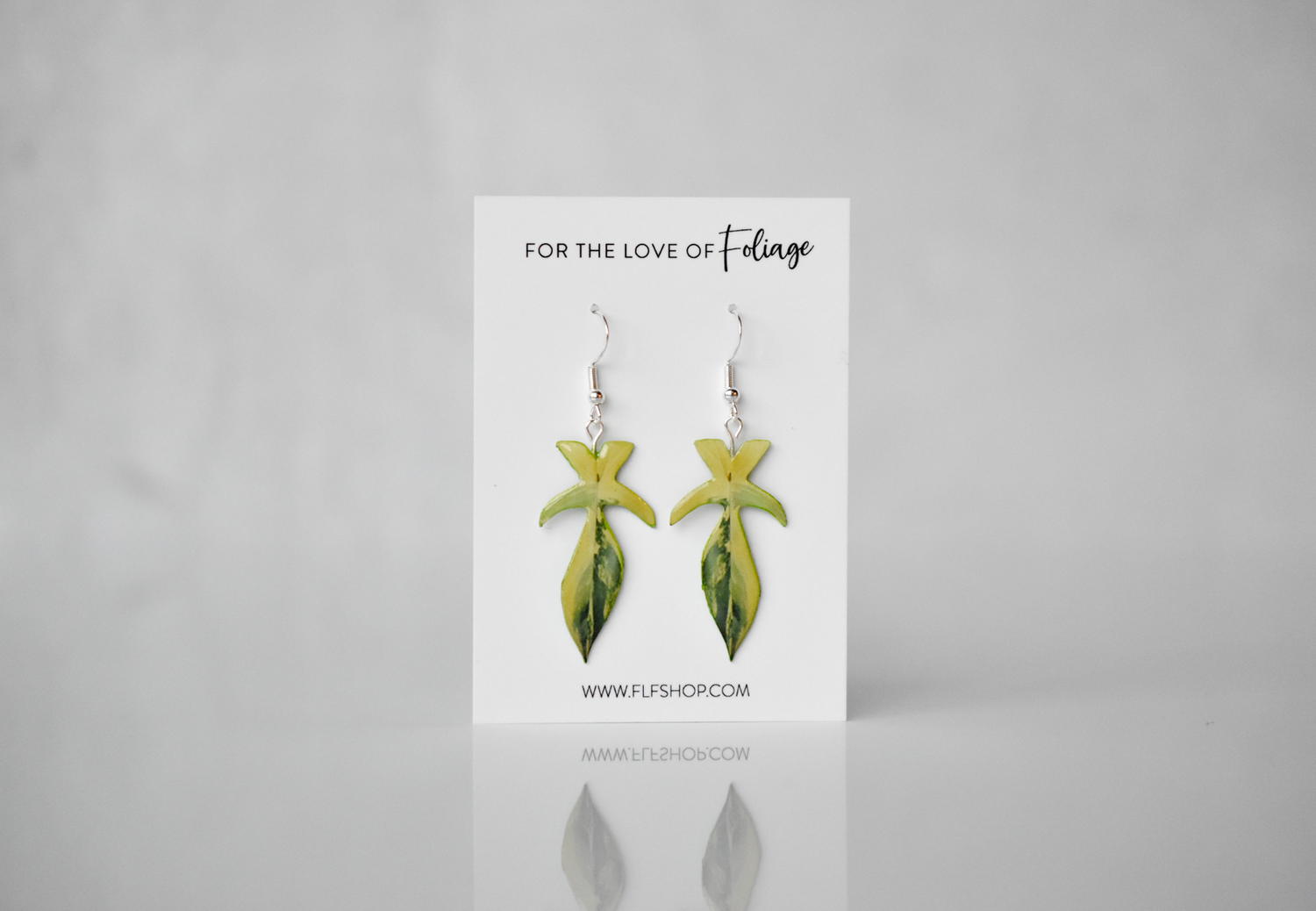 Philodendron Florida Beauty Plant Earrings | Leaf Earrings