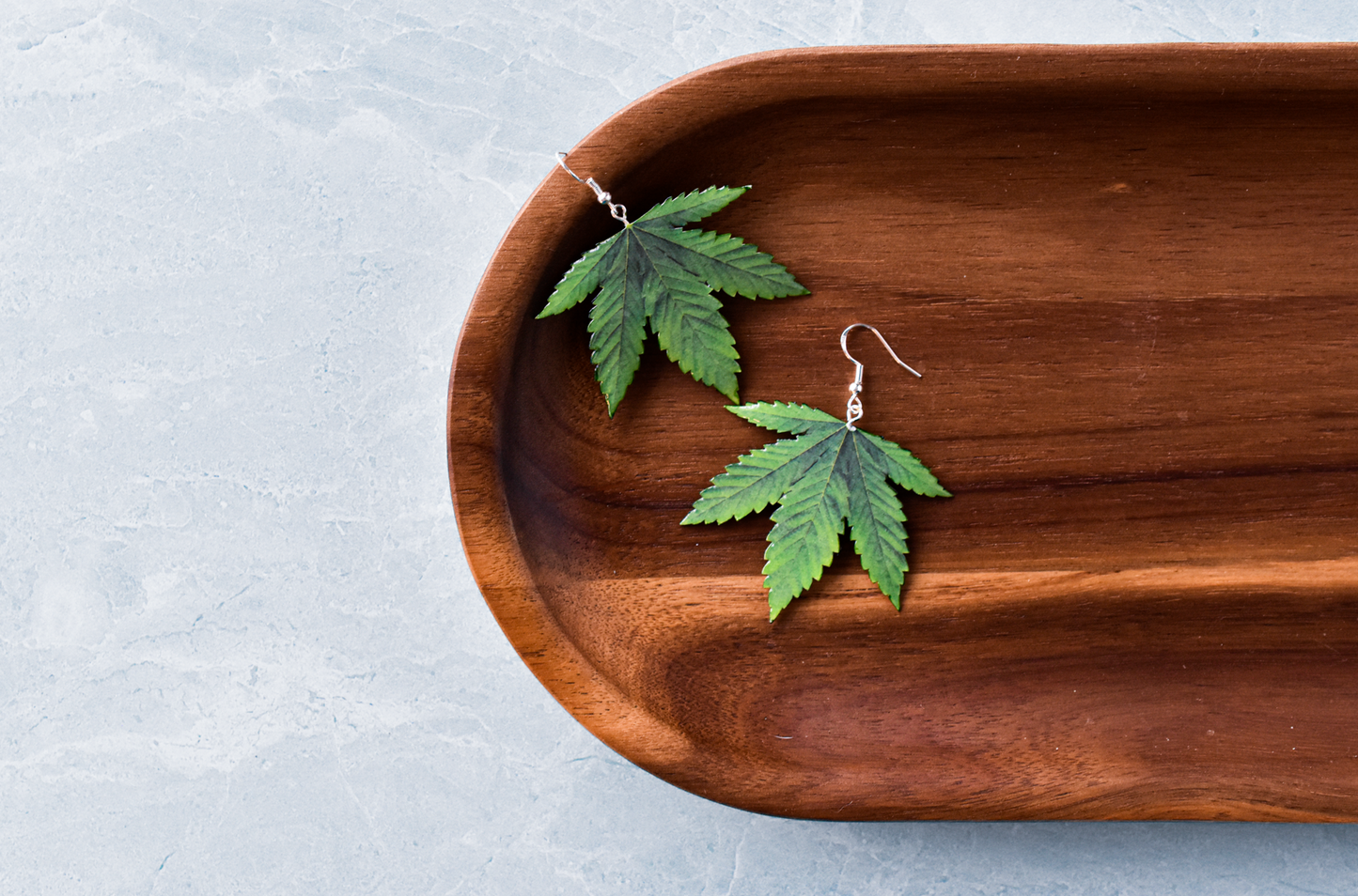 Marijuana Leaf JUMBO Plant Earrings | Pot Leaf Earrings | 420 Earrings | Cannabis Earrings