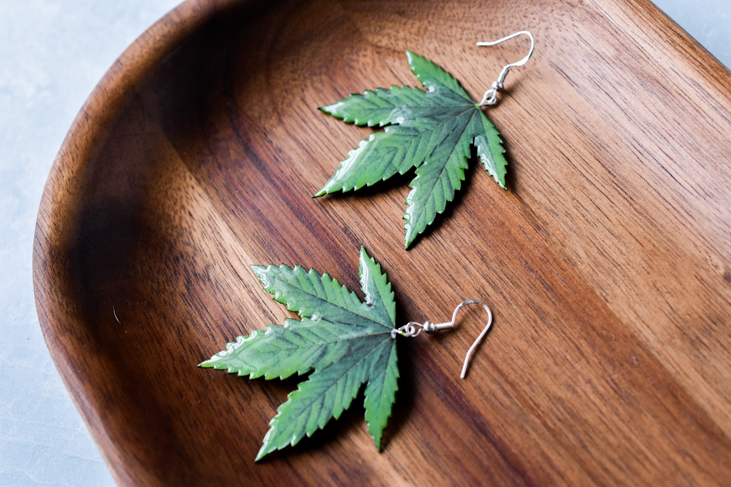 Marijuana Leaf JUMBO Plant Earrings | Pot Leaf Earrings | 420 Earrings | Cannabis Earrings