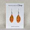 Yellow Croton Leaf Plant Earrings | Leaf Earrings