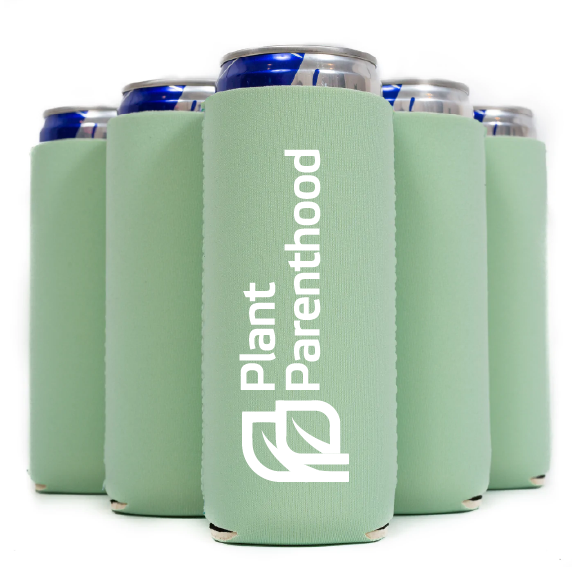 Plant Parenthood TALL / SLIM Plant Lover Koozie Can Cooler