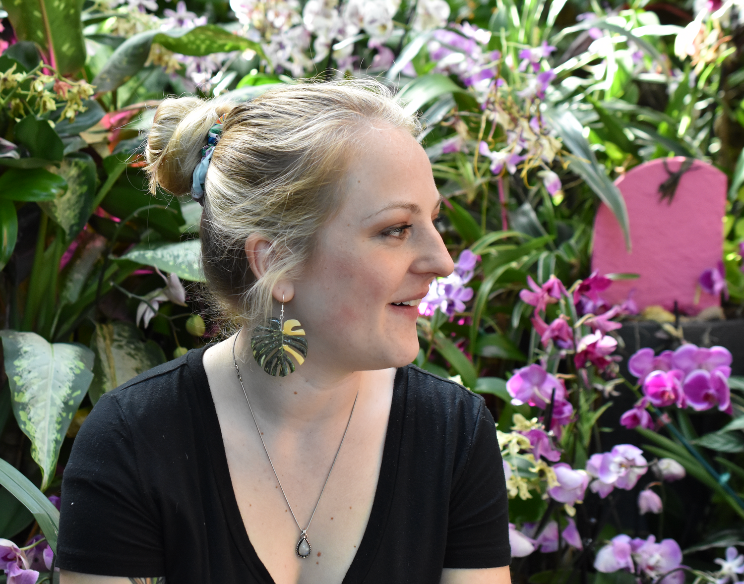 Monstera Thai Constellation Plant Earrings | Leaf Earrings