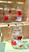 HOT Fall Color Changing Maple Leaf Mason Jar Mug