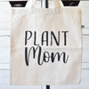 Plant Mom Cotton Canvas Tote Bag